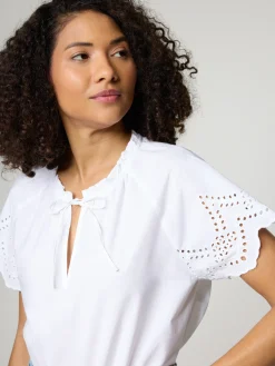 Blusenshirt aus Baumwolle