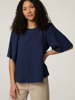 Blusenshirt aus Leinen