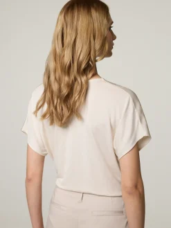 Blusenshirt aus Satin