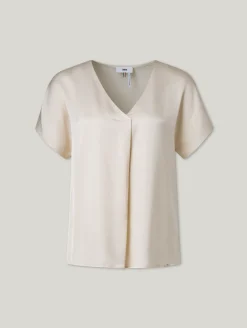 Blusenshirt aus Satin