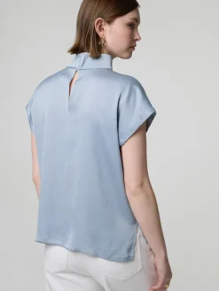 Blusenshirt aus Satin ALARIA