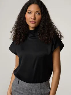 Blusenshirt aus Satin ALARIA