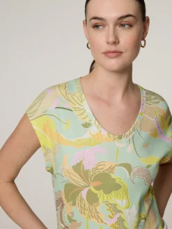 Blusenshirt mit Allover-Print