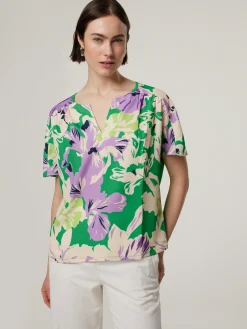 Blusenshirt mit Allover-Print CALENE