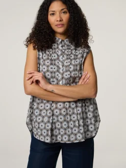 Blusentop aus Baumwolle