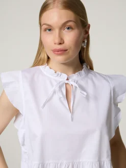 Blusentop aus Baumwolle