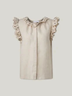 Blusentop aus Leinen