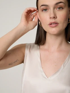 Blusentop aus Satin ALAMARO