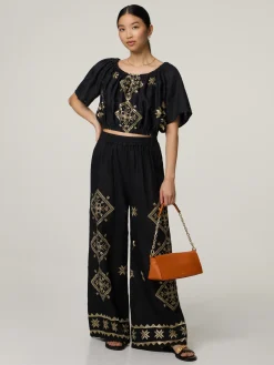 Blusentop im Cropped Fit