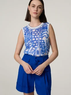 Blusentop mit Baumwolle