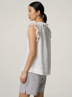 Blusentop mit Lochstickerei