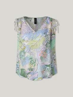Blusentop mit Print