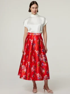 Blusentop mit Stehkragen CANELI