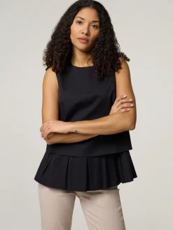 Blusentop mit Volant