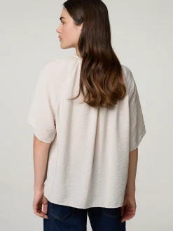 Blusetop mit Knitteroptik