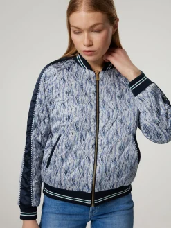 Bomberjacke aus Satin