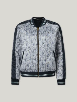 Bomberjacke aus Satin