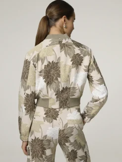 Bomberjacke mit Blumenprint