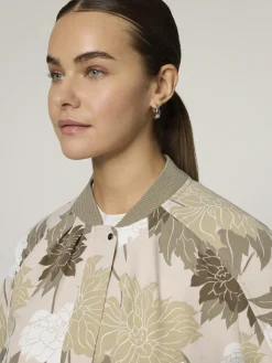 Bomberjacke mit Blumenprint