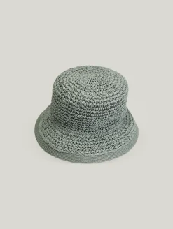 Bucket Hat aus Papierstroh