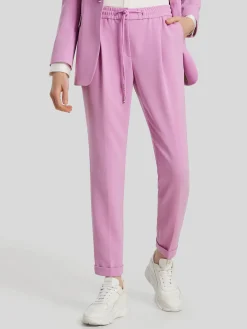 Bundfalten Hose mit Gummizug