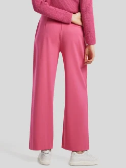 Bundfaltenhose aus Jersey