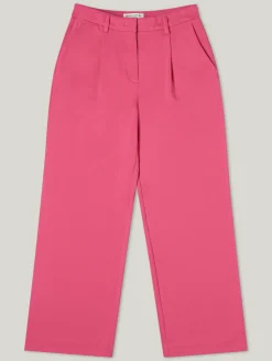 Bundfaltenhose aus Jersey