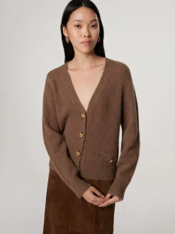 Cardigan aus Alpaka-Mix