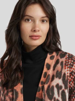 Cardigan mit Leo-Muster