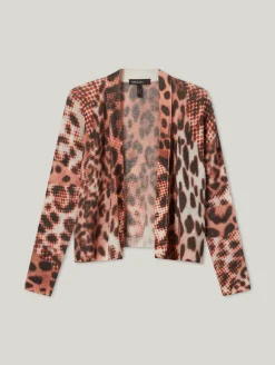 Cardigan mit Leo-Muster