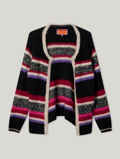 Cardigan mit Streifen