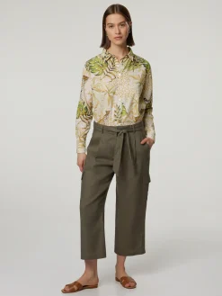 Cargohose aus Leinen