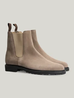 Chelsea Boots aus Veloursleder
