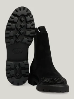 Chelsea Boots mit Steinchen