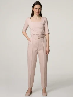 Chino mit Bundfalten