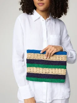 Clutch aus Raffia NEZIHA