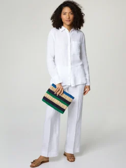 Clutch aus Raffia NEZIHA