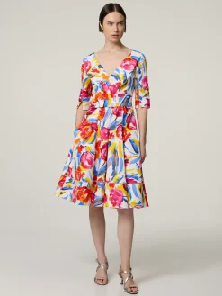 Cocktailkleid aus Baumwolle