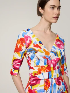 Cocktailkleid aus Baumwolle