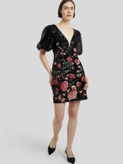 Cocktailkleid mit Blumen