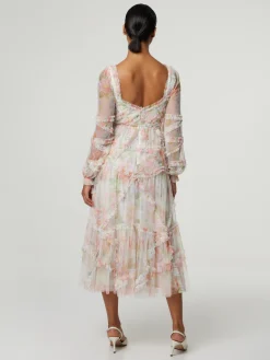Cocktailkleid mit Blumenprint