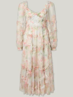 Cocktailkleid mit Blumenprint