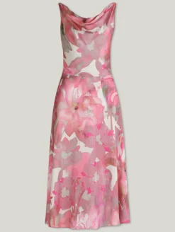 Cocktailkleid mit floralem Print