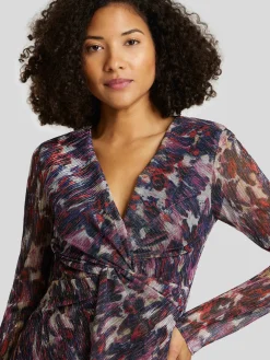 Cocktailkleid mit Lurex