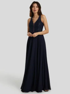 Cocktailkleid mit Pailletten