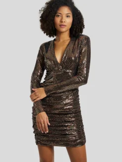 Cocktailkleid mit Pailletten