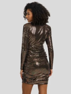 Cocktailkleid mit Pailletten