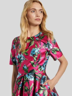 Cocktailkleid mit Print MIK