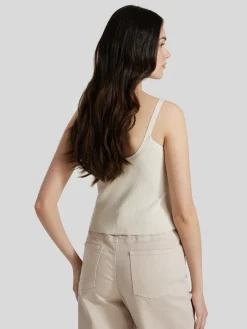 Cropped Top mit Rippen JINORA