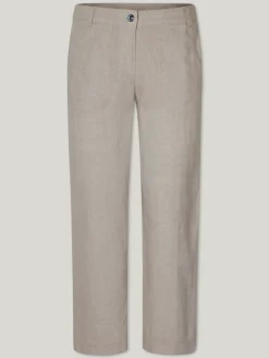 Culotte aus Leinen NORA CROPPED